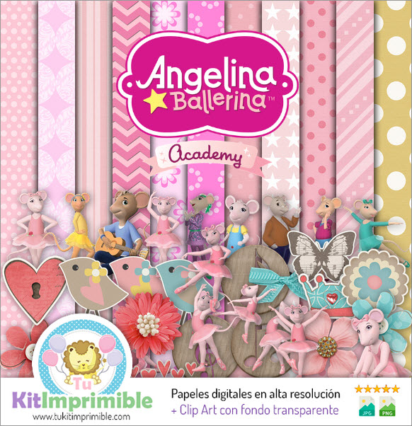 Carta Digitale Angelina Ballerina M1 - Modelli, Personaggi e Accessori