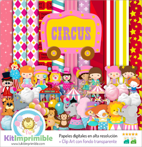 Carta Digitale Circo Ragazza M1 - Modelli, Personaggi e Accessori