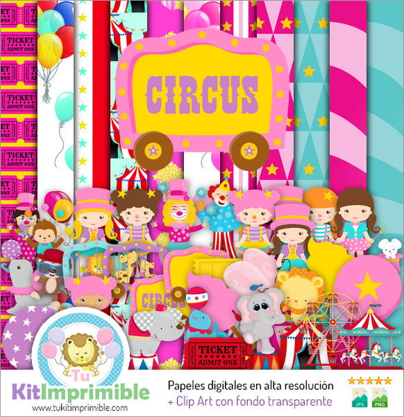 Carta digitale Circus Girl M2 - Motivi, personaggi e accessori