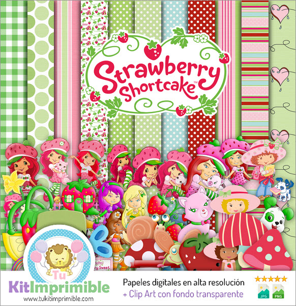 Carta Digitale Fragola M1 - Motivi, Personaggi e Accessori