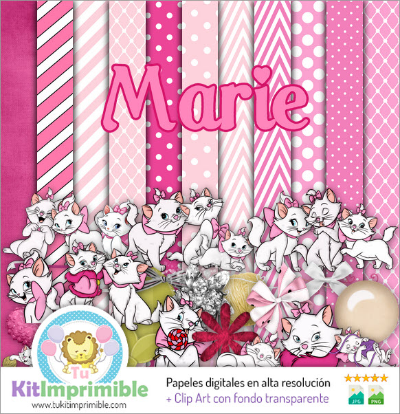 Papel digitalPapel Digital Hello Kitty M2 - Patrones, Personajes y  Accesorios