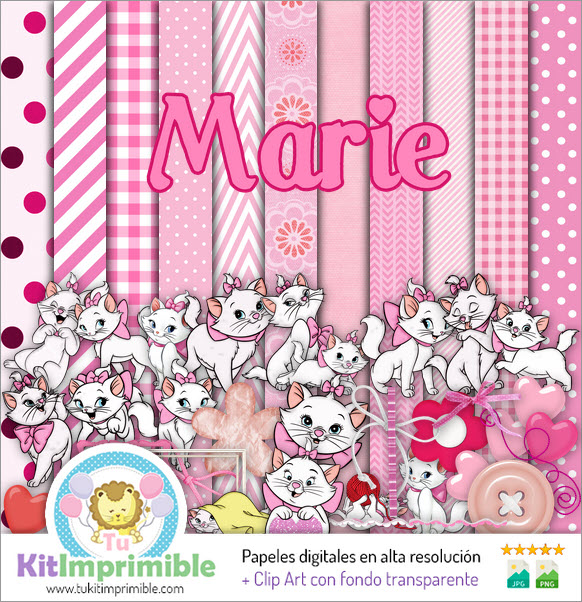 Imagens png e Papel Digital Gatinha Marie