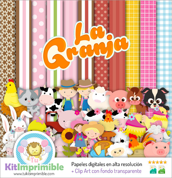 Granjita Digital Paper M5 - Patterns, Characters and Accessories