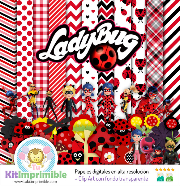 Kit Digital Ladybug png - Scrapbook