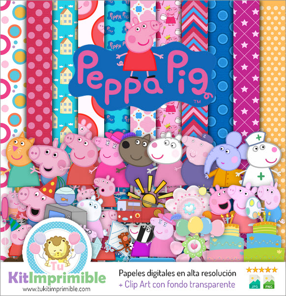 Imagem da Peppapig em png alta resolucao