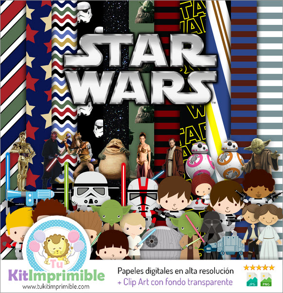 Star Wars M3 Digital Paper - Patterns, Characters and Accessories